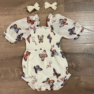 JessaKae butterfly romper onesie!